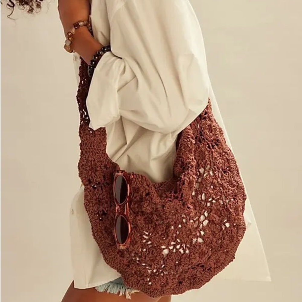 FREE PEOPLE Cotswold Crochet Shoulder Bag